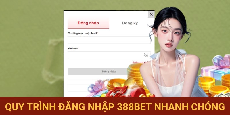 Các bước vào tài khoản 388BET tức thì