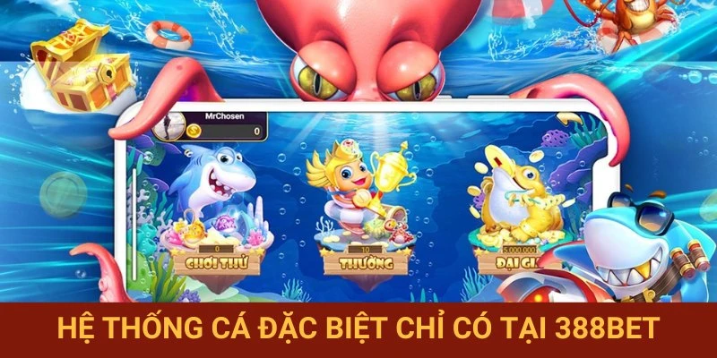 Hệ thống sinh thái cá độc quyền đa dạng biểu tượng